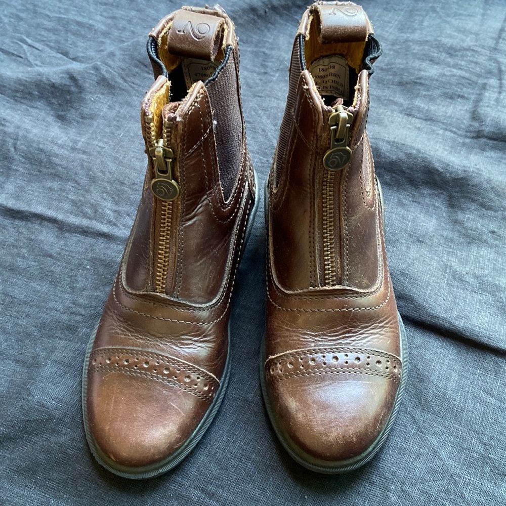 Excellent OV Ovation Paddock Boots Cap Toe Brogues Size 12